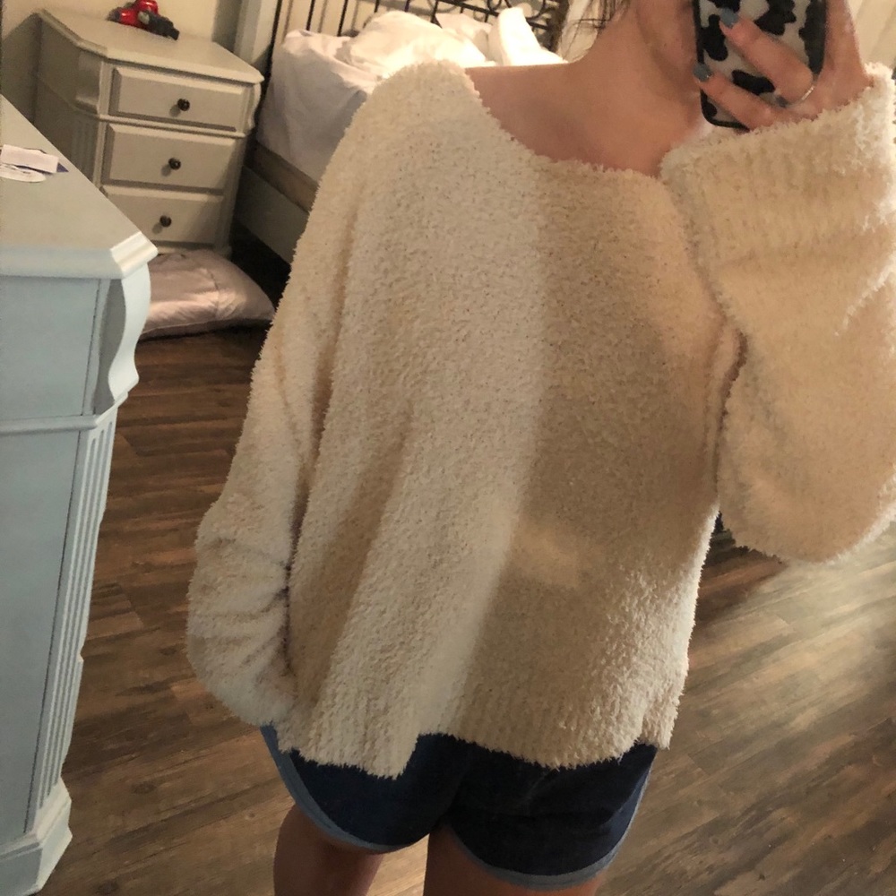 Soft Wide Neck Sweater